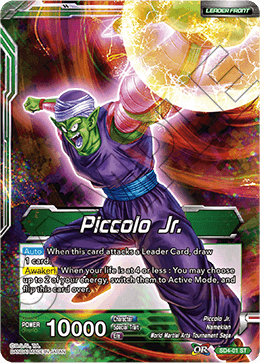 DBS Series 4 Starter The Guardian of Namekians SD4-001 Piccolo Jr. (Leader) Foil