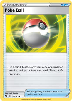 SWSH Rebel Clash 164/192 Poke Ball Reverse Holo