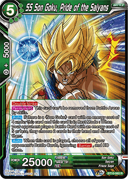 DBS Rise of the Unison Warrior BT10-065 SS Son Goku, Pride of the Saiyans Foil