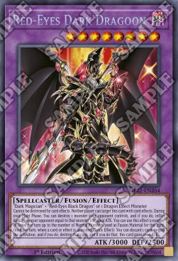 Yu-Gi-Oh! 2022 Tin of the Pharaoh's Gods Mega Pack MP22-EN264 Red-Eyes Dark Dragoon Prismatic Secret Rare