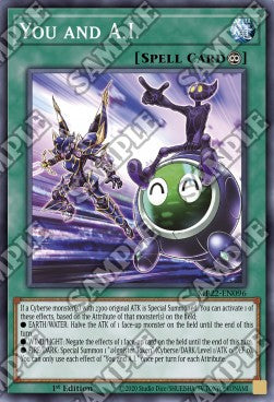 Yu-Gi-Oh! 2022 Tin of the Pharaoh's Gods Mega Pack MP22-EN096 You and A.I.