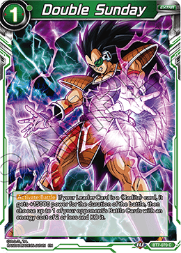 DBS Assault of the Saiyans BT7-070 Double Sunday Foil