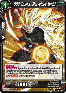 DBS Vicious Rejuvenation BT12-134 SS3 Trunks, Marvelous Might Foil