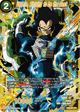 DBS Clash of Fates TB3-051 Vegeta, Striving to be the Best (FR)