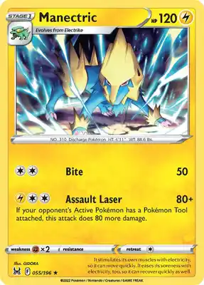 SWSH Lost Origin 055/196 Manectric