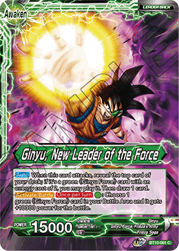 DBS Rise of the Unison Warrior BT10-061 Ginyu / Ginyu, New Leader of the Force (Leader)