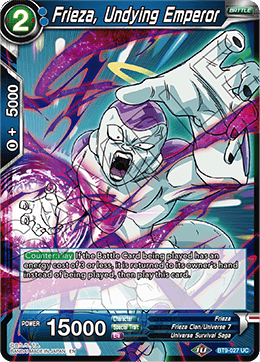 DBS Universal Onslaught BT9-027 Frieza, Undying Emperor Foil