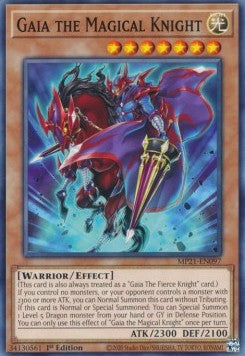 Yu-Gi-Oh! 2021 Tin of Ancient Battles Mega Pack MP21-EN097 Gaia the Magical Knight
