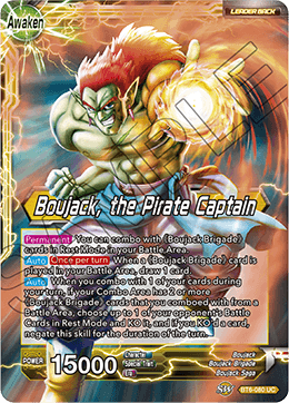 DBS Destroyer Kings BT6-080 Boujack / Boujack, the Pirate Captain (Leader) Foil