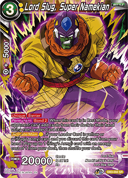 DBS Draft Box 6: Giant's Force DB3-092 Lord Slug, Super Namekian (SR)