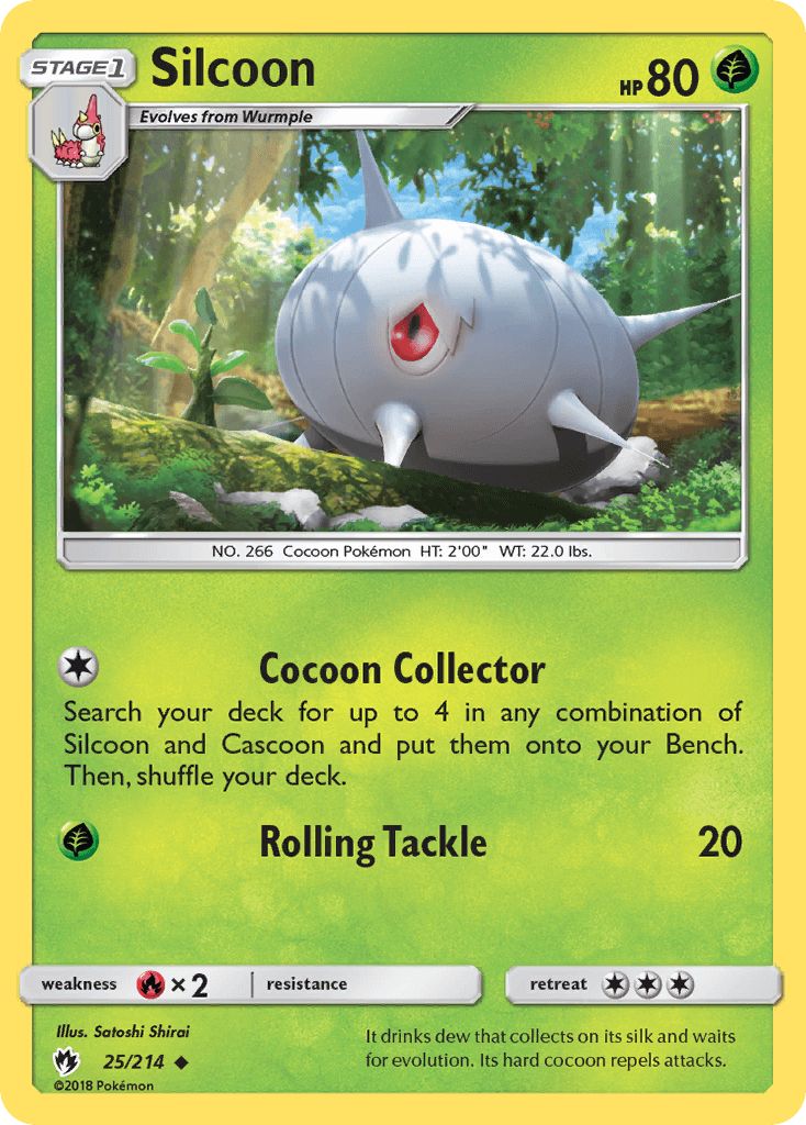 SM Lost Thunder  025/214  Silcoon