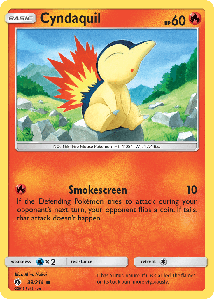 SM Lost Thunder  039/214  Cyndaquil