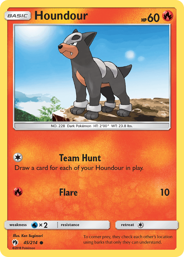 SM Lost Thunder  045/214  Houndour