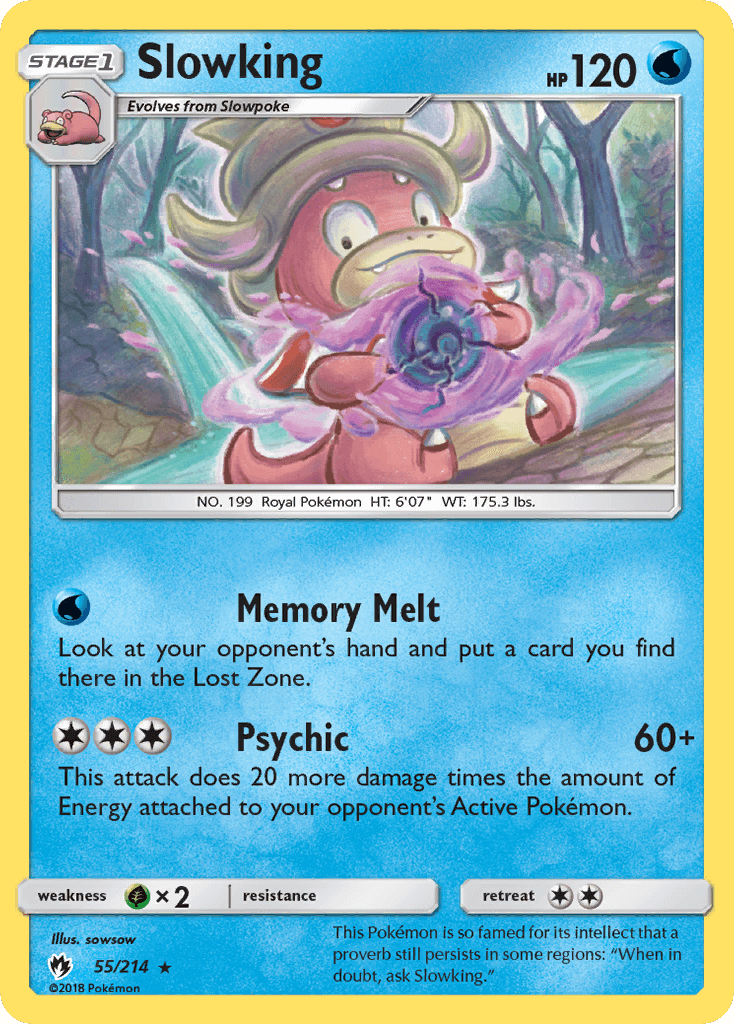 SM Lost Thunder  055/214  Slowking