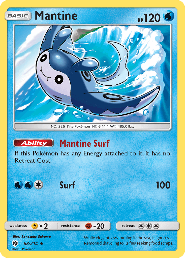 SM Lost Thunder  058/214  Mantine