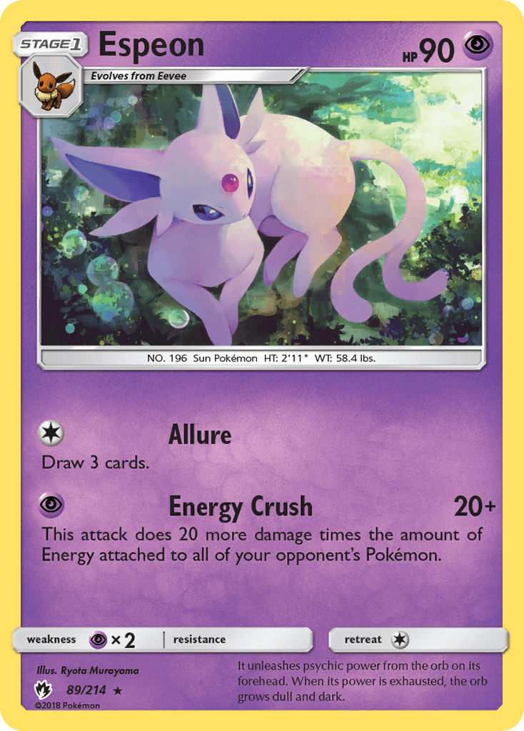 SM Lost Thunder  089/214  Espeon