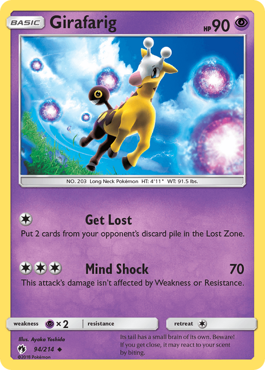 SM Lost Thunder  094/214  Girafarig
