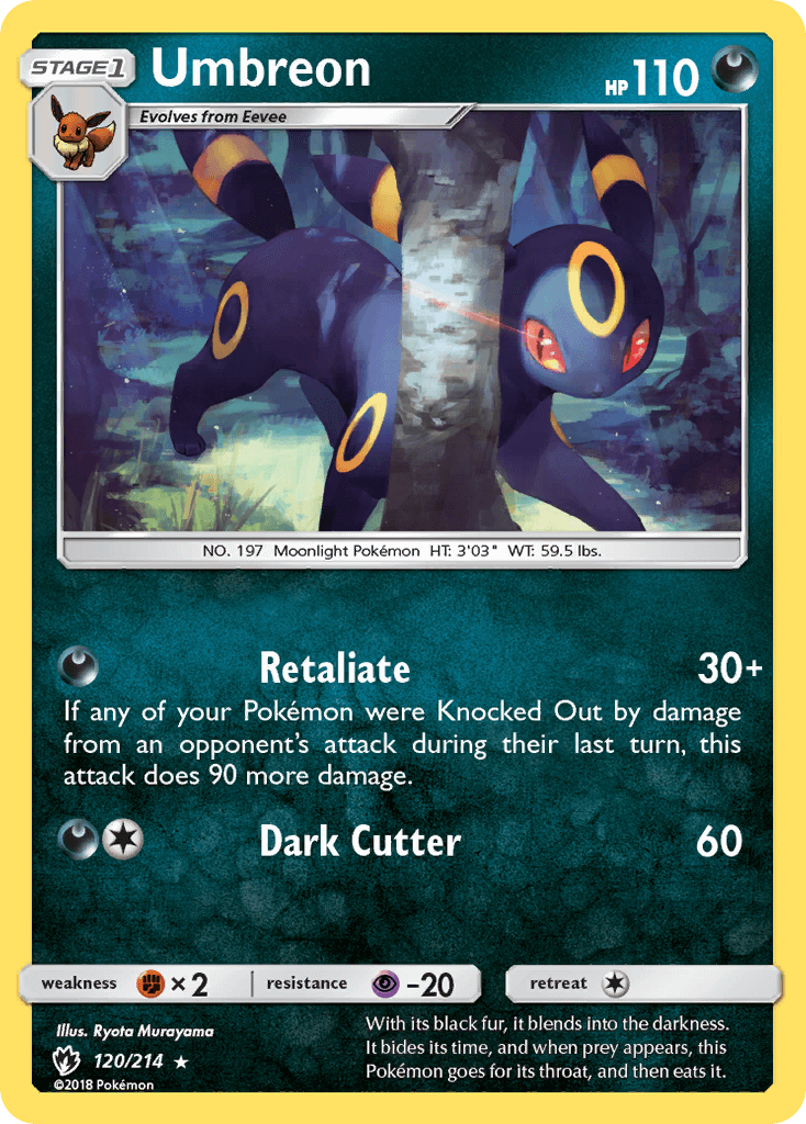 SM Lost Thunder  120/214  Umbreon