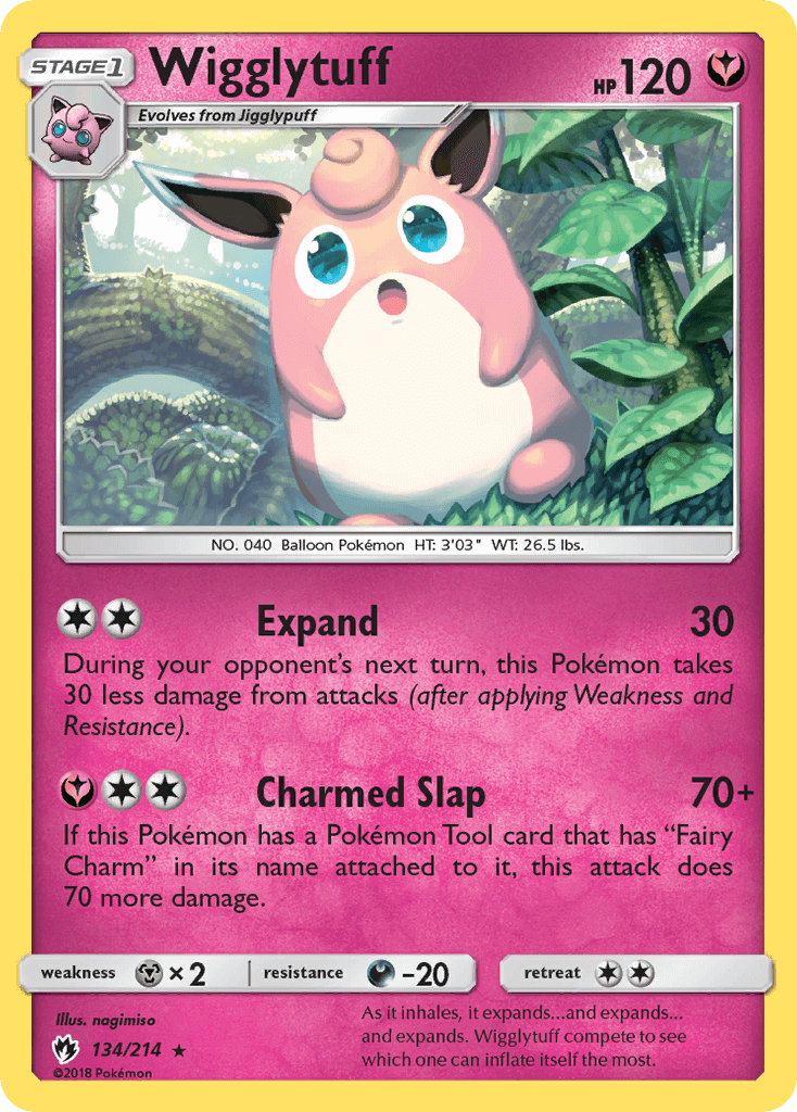 SM Lost Thunder  134/214  Wigglytuff