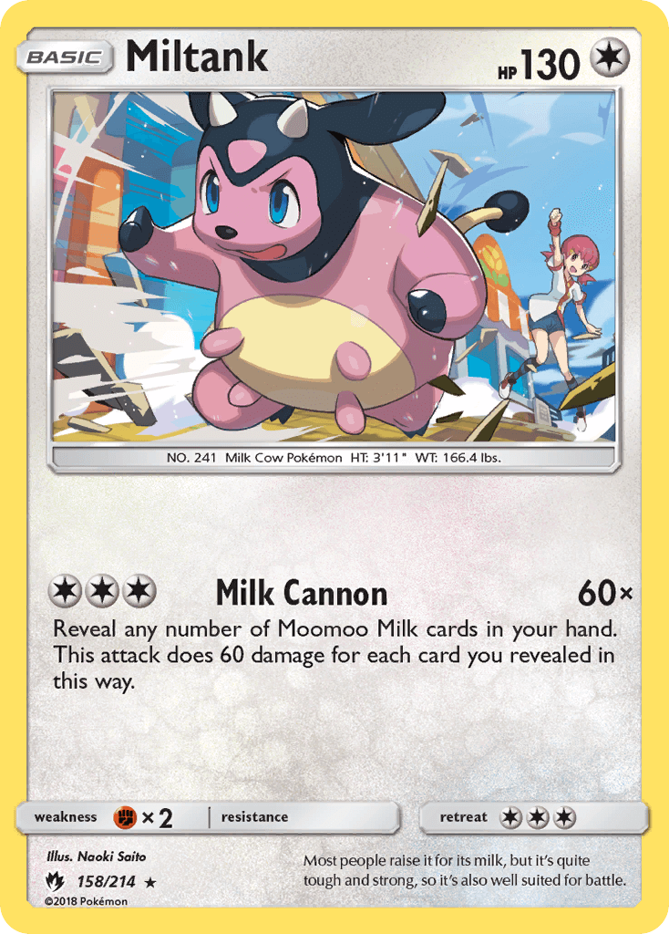 SM Lost Thunder  158/214  Miltank