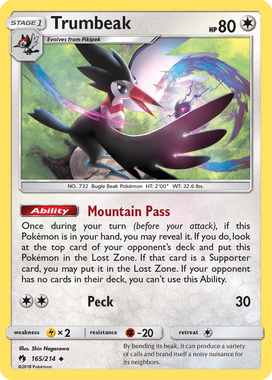 SM Lost Thunder  165/214  Trumbeak