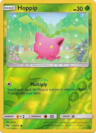 SM Lost Thunder  011/214  Hoppip Reverse Holo