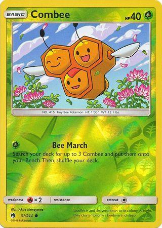 SM Lost Thunder  031/214  Combee Reverse Holo