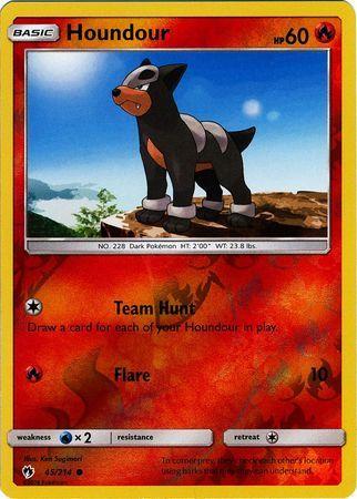 SM Lost Thunder  045/214  Houndour Reverse Holo