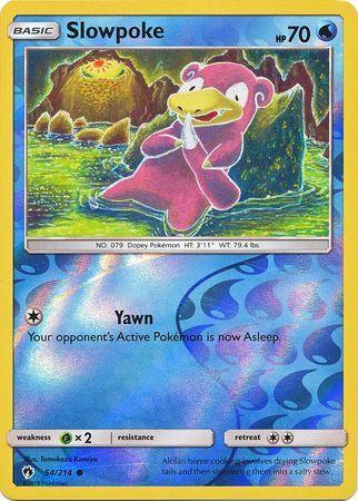 SM Lost Thunder  054/214  Slowpoke Reverse Holo