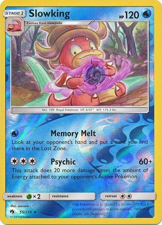 SM Lost Thunder  055/214  Slowking Reverse Holo