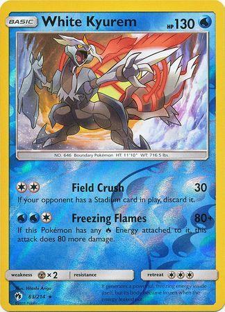 SM Lost Thunder  063/214  White Kyurem Reverse Holo