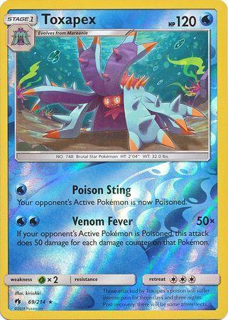 SM Lost Thunder  069/214  Toxapex Reverse Holo
