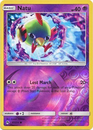 SM Lost Thunder  087/214  Natu Reverse Holo