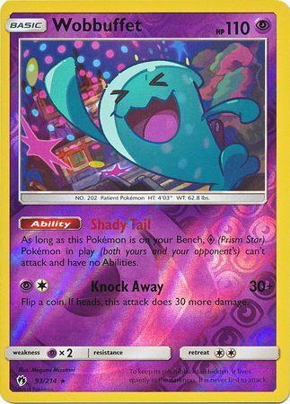 SM Lost Thunder  093/214  Wobbuffet Reverse Holo