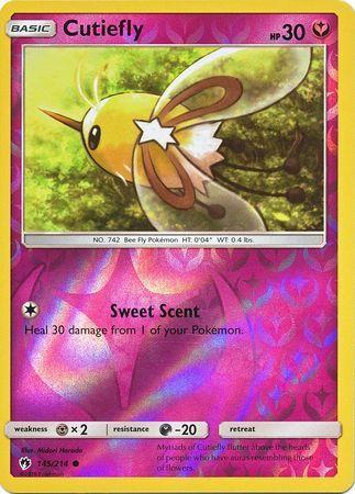 SM Lost Thunder  145/214  Cutiefly Reverse Holo