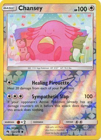 SM Lost Thunder  152/214  Chansey Reverse Holo