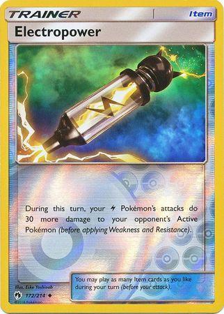SM Lost Thunder  172/214  Electropower Reverse Holo