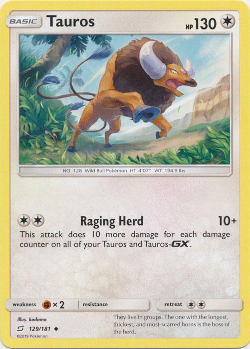 SM Team Up 129/181 Tauros