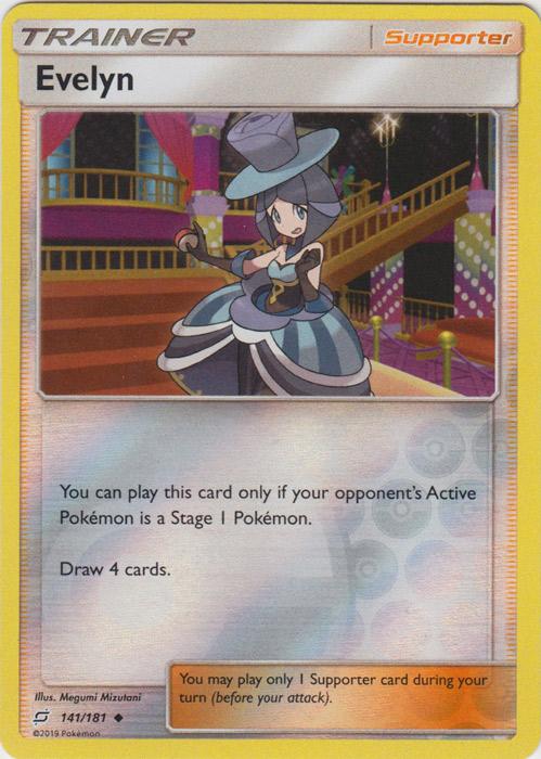 SM Team Up 141/181 Evelyn Reverse Holo