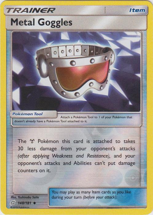 SM Team Up 148/181 Metal Goggles Reverse Holo