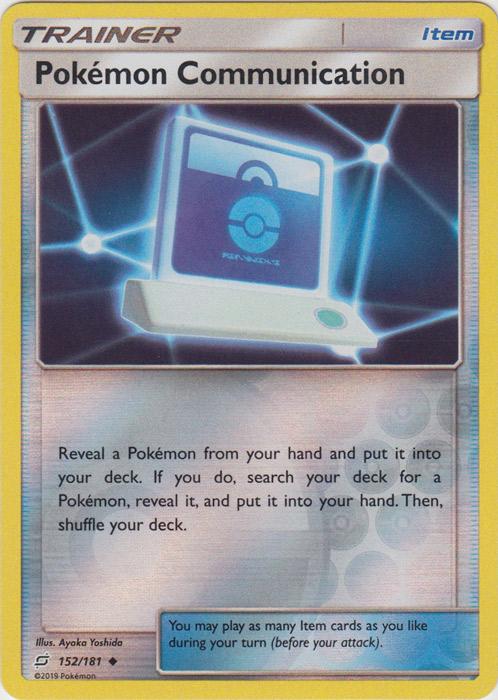 SM Team Up 152/181 Pokemon Communication Reverse Holo