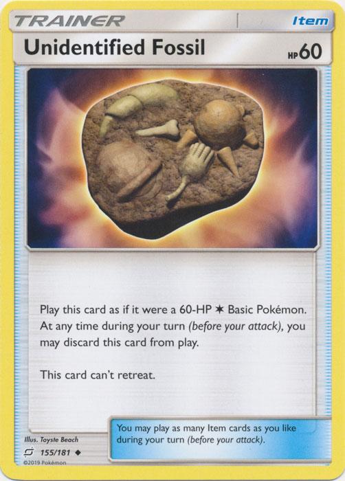 SM Team Up 155/181 Unidentified Fossil