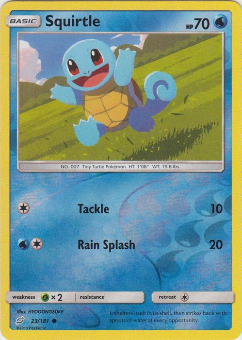 SM Team Up 023/181 Squirtle Reverse Holo