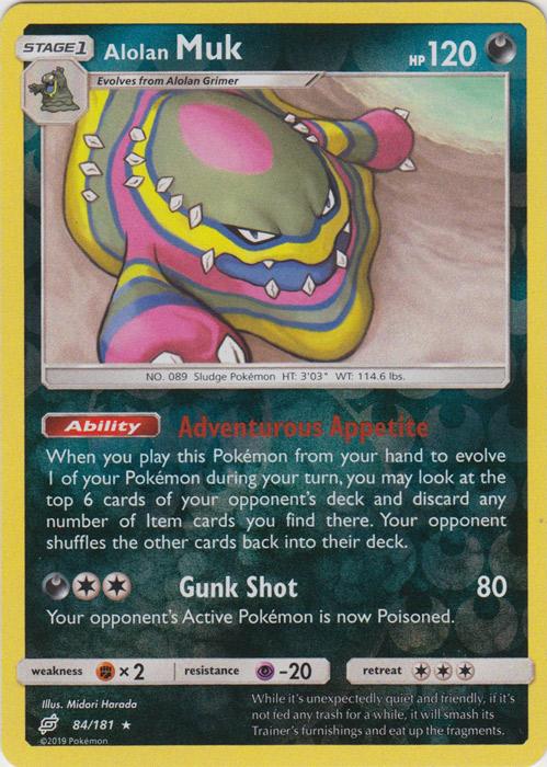 SM Team Up 084/181 Alolan Muk Reverse Holo