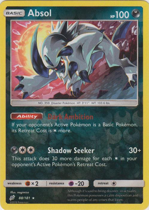 SM Team Up 088/181 Absol Reverse Holo