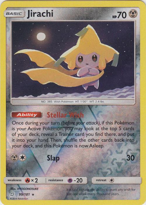 SM Team Up 099/181 Jirachi Reverse Holo