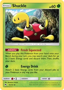 SM Lost Thunder  016/214  Shuckle