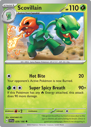 SV Scarlet & Violet 029/198 Scovillain