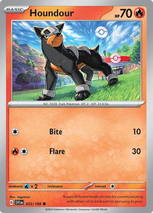 SV Scarlet & Violet 033/198 Houndour