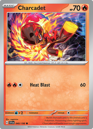 SV Scarlet & Violet 040/198 Charcadet Reverse Holo